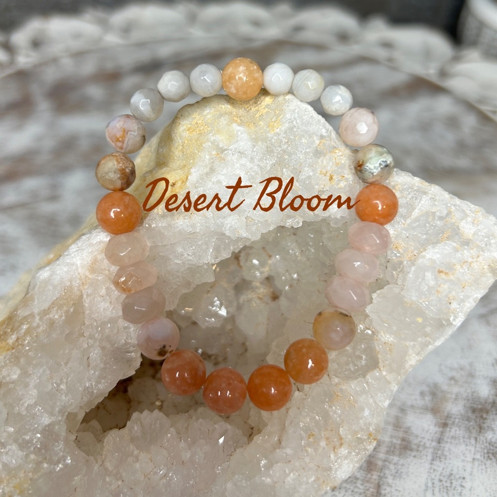 Gemstone beaded bracelet